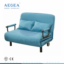 AG-AC011 Foldable with fabric cover high density foam hospital bed chair sofa sleeper